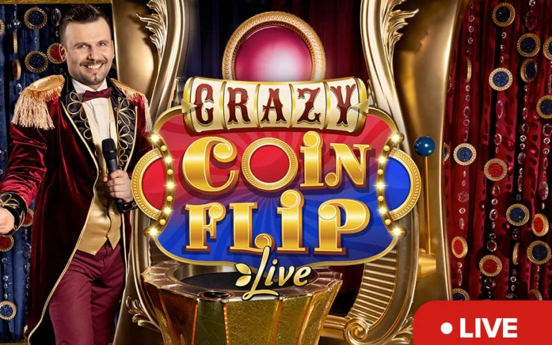 Coin Flip Live is featured among other games at Glory Casino.